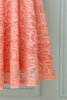 Charger l&#39;image dans la galerie, Robe de Demoiselle d&#39;honneur en dentelle rose midi