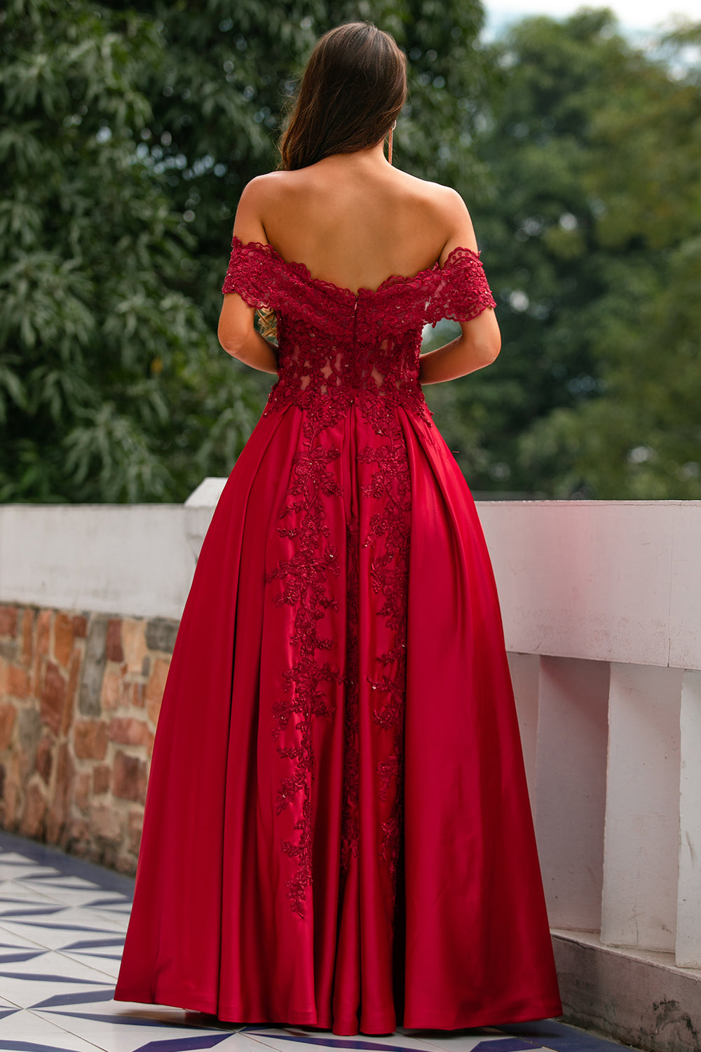 Robe de soirée longue pour fashion mariage avec manche