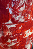 Charger l&#39;image dans la galerie, Rouge Floral Jacquard 2 pièces Hommes Costumes de Soirée