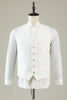 Charger l&#39;image dans la galerie, Costumes de bal 3 pièces en jacquard châle blanc