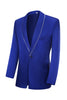 Charger l&#39;image dans la galerie, Royal Blue 3-Piece Shawl Lapel One Button Prom Suits