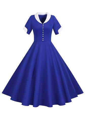 Robe 1950s bleu clair