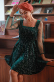 Robe de cocktail en velours à vente flash (1 pièce - Style et couleur aléatoires)