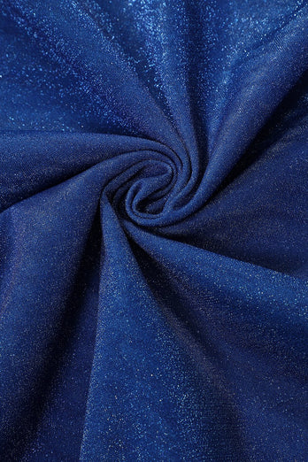 Robe de bal longue bleu royal