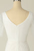 Charger l&#39;image dans la galerie, Robe de mariée en dentelle à col V blanc