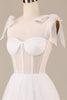 Charger l&#39;image dans la galerie, Ivory A-Line Tea-Length Tulle Corset Robe de mariée
