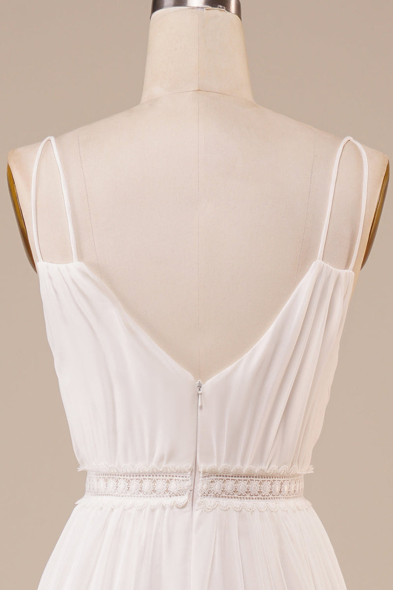 Charger l&#39;image dans la galerie, A-Line Robe de mariée longue simple