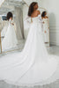 Charger l&#39;image dans la galerie, Ivoire chérie détachable manches évasées robe de mariée Boho