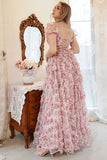 Une ligne Sweetheart Ivoire Fleur Rouge Plus Taille Robe de Bal