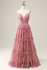Charger l&#39;image dans la galerie, Chérie A-Line Robe de bal Dusty Rose Long