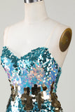 Robe courte Moulante à paillettes scintillante