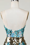 Robe courte Moulante à paillettes scintillante