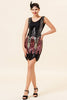 Charger l&#39;image dans la galerie, Red Sequins Fringes Flapper Dress avec 20s Accessoires Set