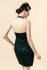 Charger l&#39;image dans la galerie, Robe Gatsby verte à sequins et licou avec 20s Accessoires Set
