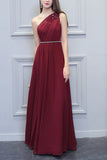 Robe de demoiselle d'honneur bordeaux