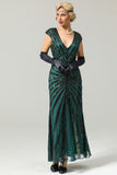 Robe Sirène Année 1920 Gatsby Flapper avec paillettes