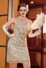 Charger l&#39;image dans la galerie, Or V Cou Gatsby Robe