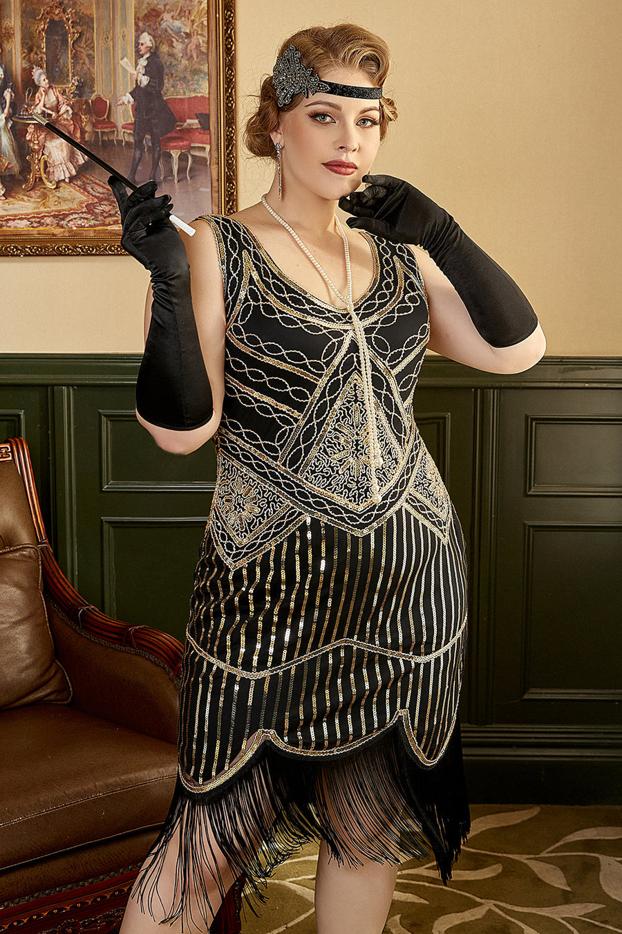 Deguisement charleston grande taille best sale