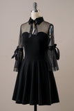 Robe noire vintage d'Halloween