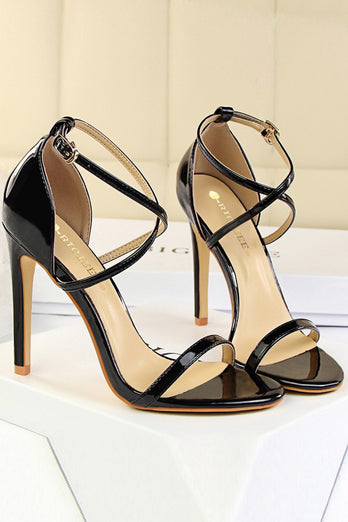 Sandales stiletto noires