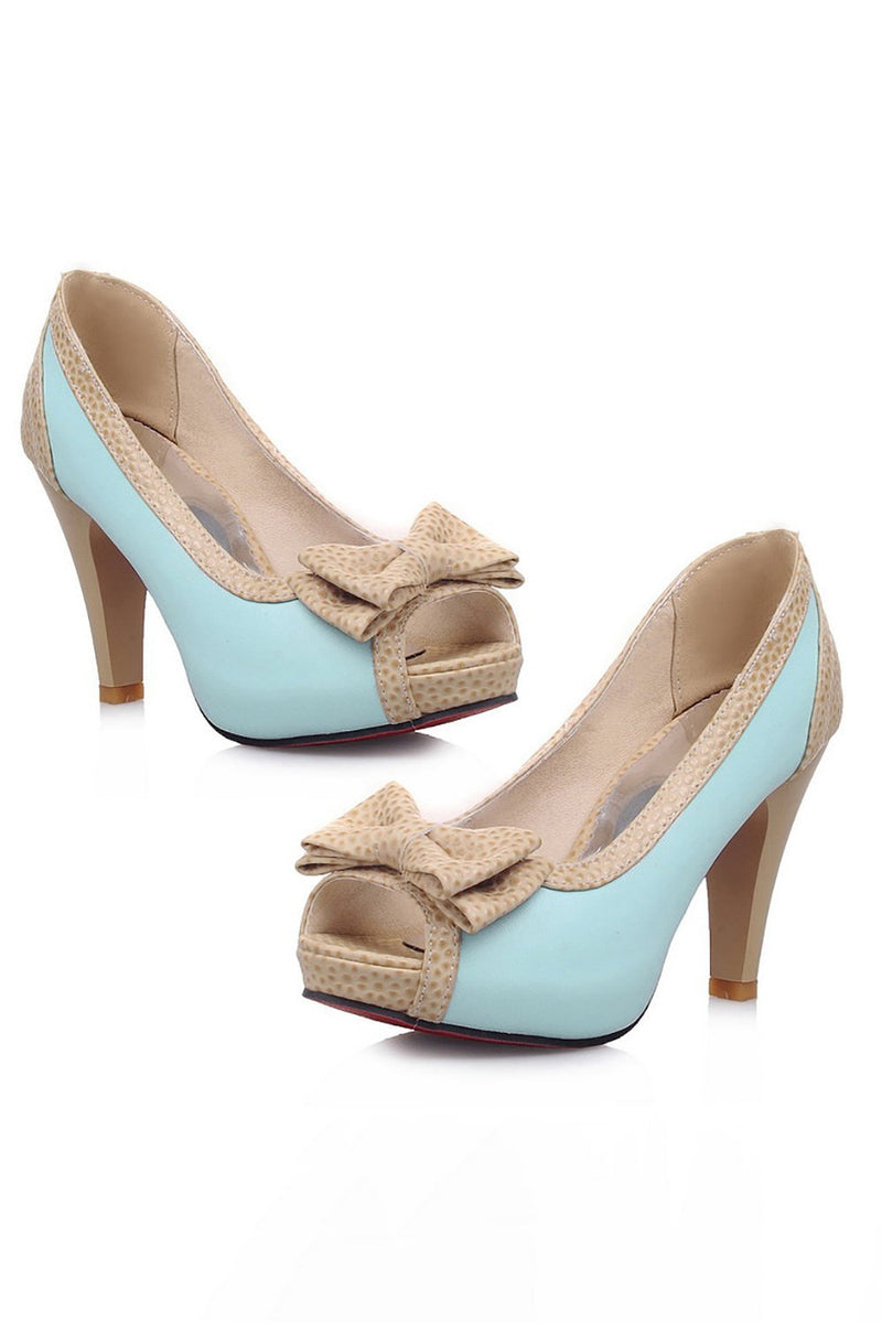 Charger l&#39;image dans la galerie, Talons hauts avec Bowknot