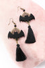 Charger l&#39;image dans la galerie, Boucles d’oreilles Noires Halloween Bat Drop