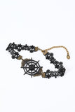 Choker d’Halloween en dentelle noire