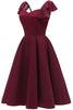 Charger l&#39;image dans la galerie, Sweetheart Burgundy Cocktail Party Robe