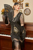 Charger l&#39;image dans la galerie, Plus Taille 1920s Gatsby Sequin Fringed Paisley Flapper Robe