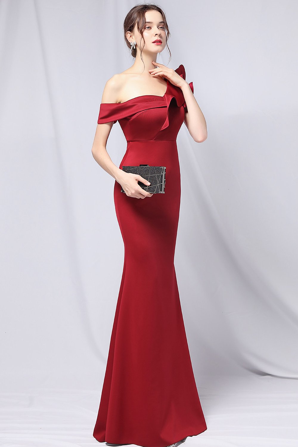 Une épaule simple robe de bal