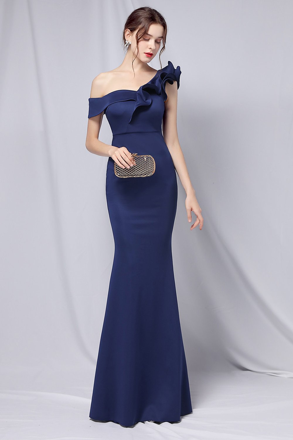 Une épaule simple robe de bal