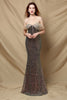 Charger l&#39;image dans la galerie, Off Épaule Sequins Mermaid Prom Robe