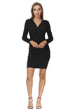 Robe de cocktail Bodycon noire