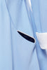 Charger l&#39;image dans la galerie, Blue Button Vintage Robe des années 1950 avec nœud papillon