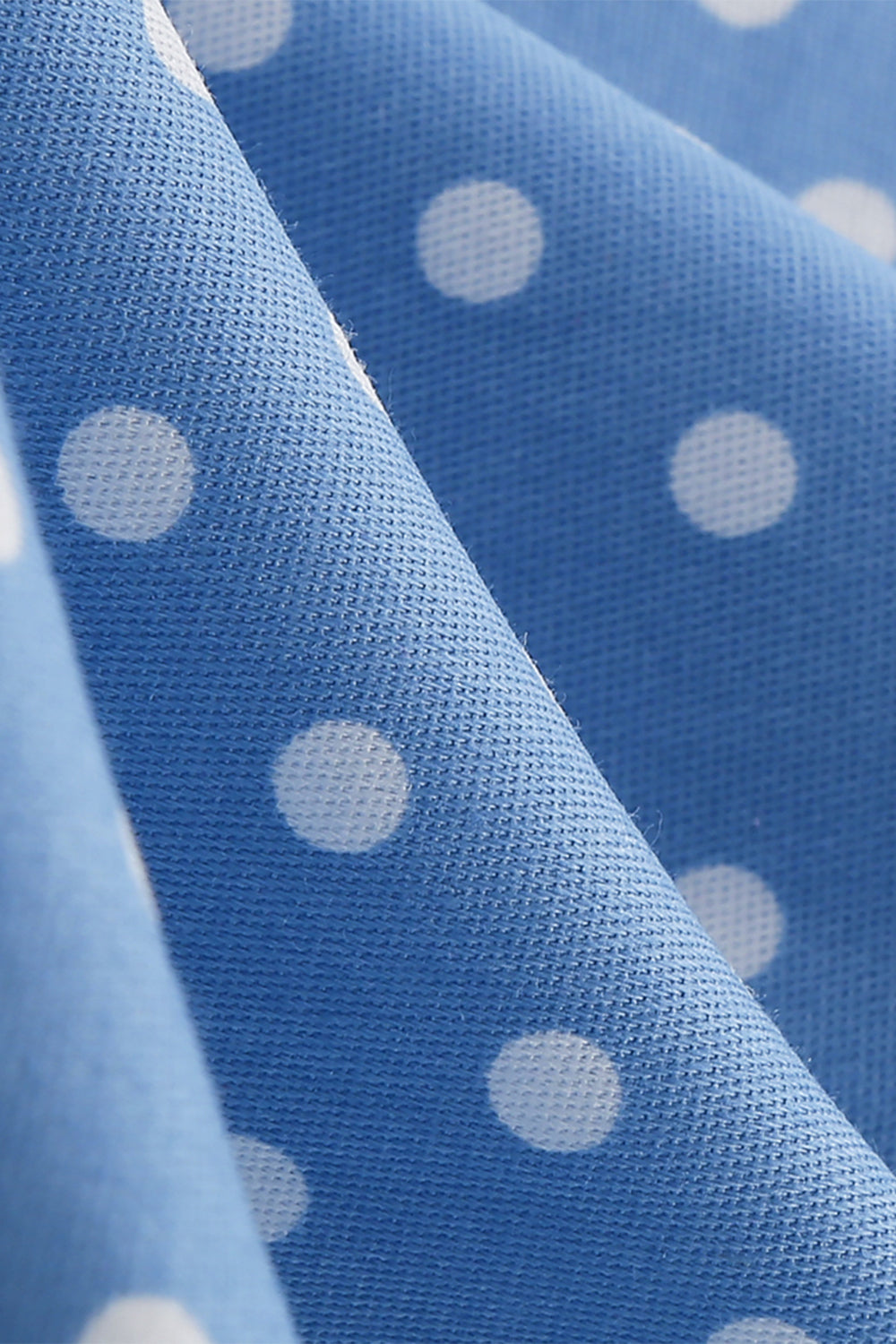 Retro Polka Dots Halter Robe à dos ouvert