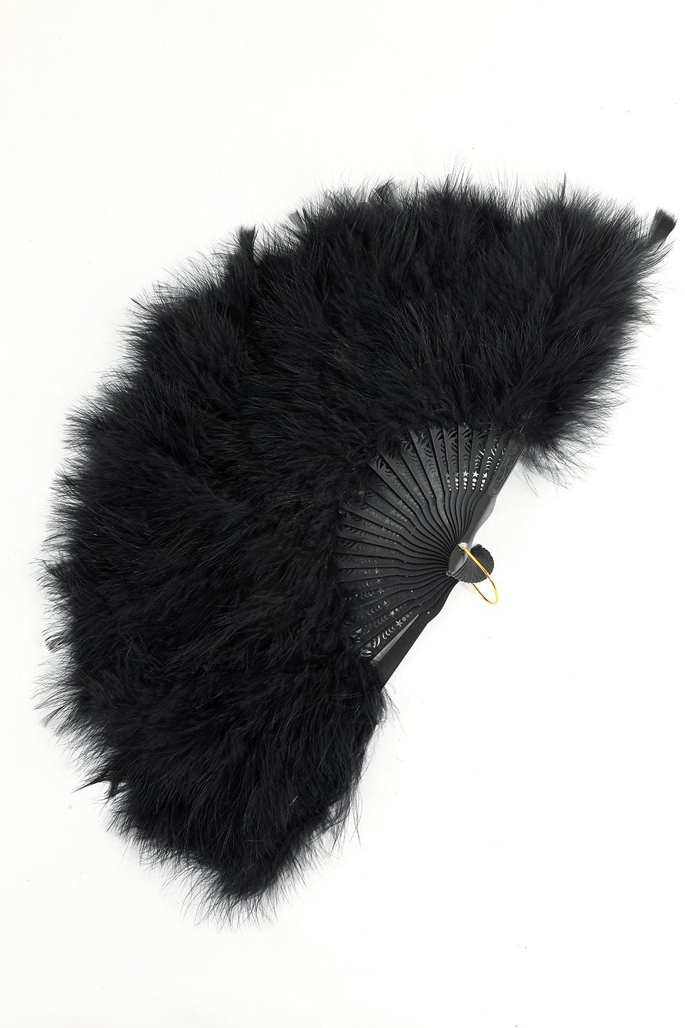 Gatsby Black Feather Ventilateur pliant