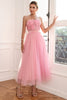 Charger l&#39;image dans la galerie, Magnifique robe de bal rose bustier A Line avec appliques