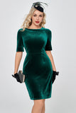Robe de cocktail en velours à vente flash (1 pièce - Style et couleur aléatoires)