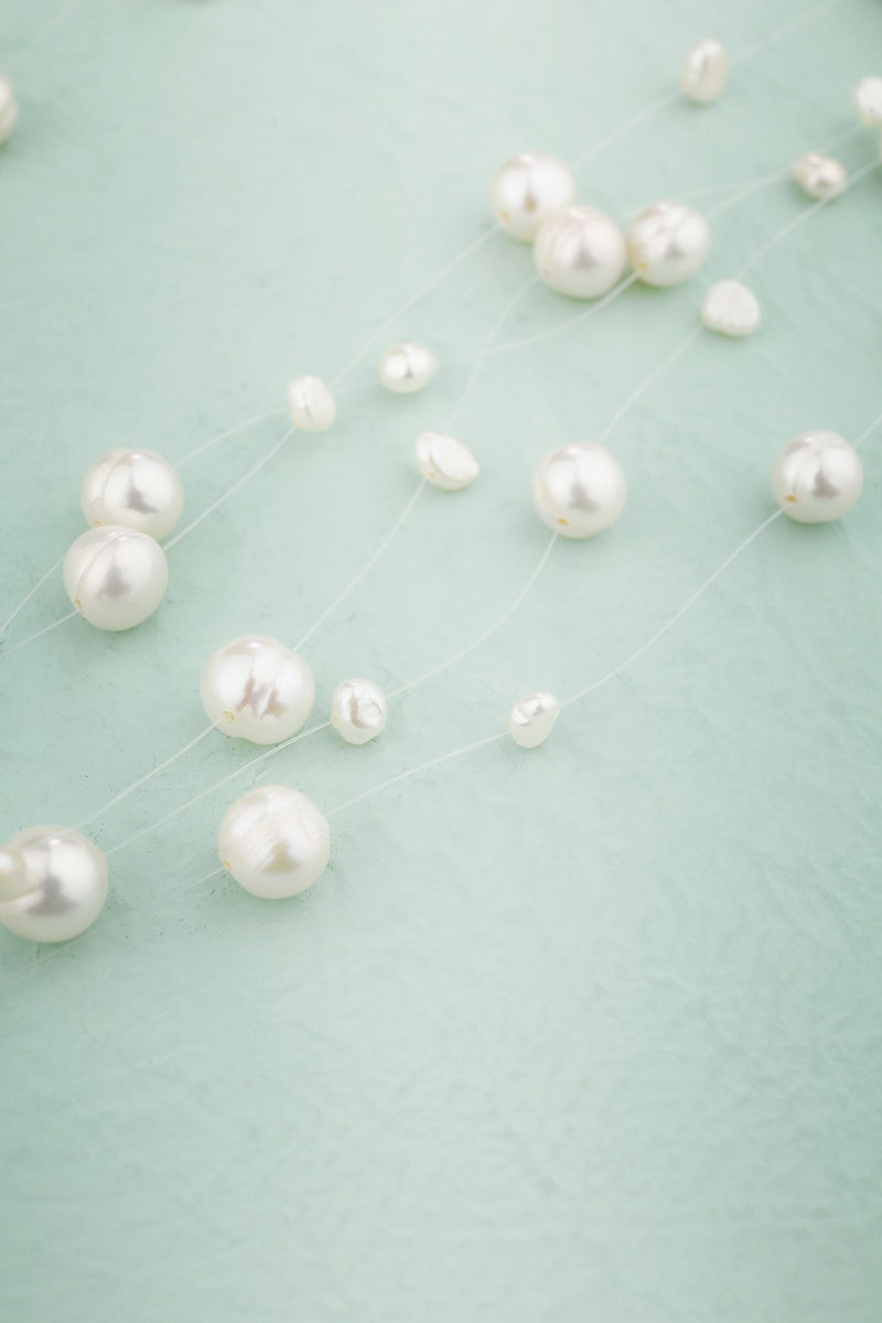 Charger l&#39;image dans la galerie, Layered Pearl Necklace - ZAPAKA