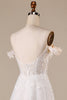 Charger l&#39;image dans la galerie, Ivoire détachable de l’épaule Corset Tulle Robe de mariée
