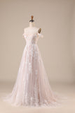 Ivoire détachable de l’épaule Corset Tulle Robe de mariée