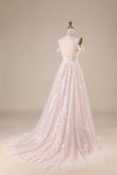 Ivoire détachable de l’épaule Corset Tulle Robe de mariée